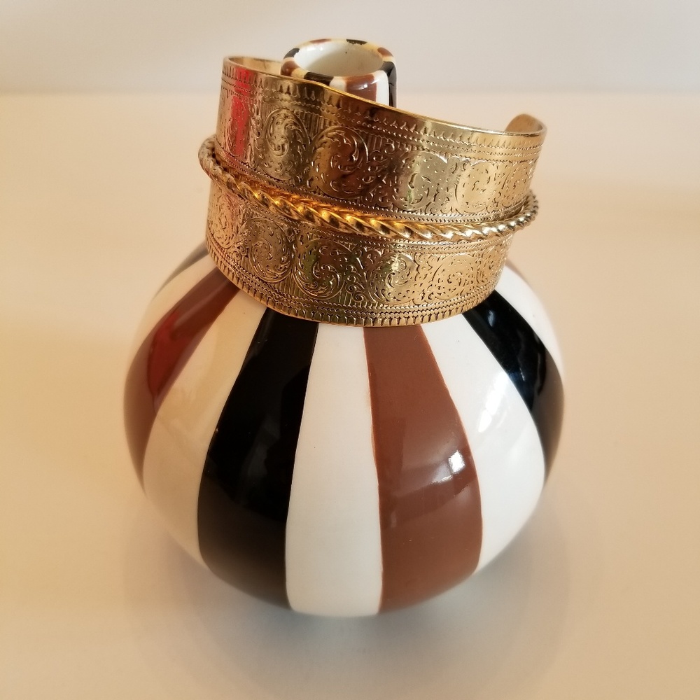 Copper color cuff bracelet